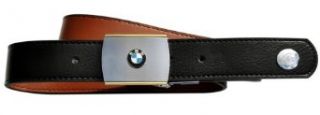 Geo Belts BMW Reversible Belt in Gift Box with Lapel/hat Pin Badge (Up to 50") Black/brown at  Mens Clothing store