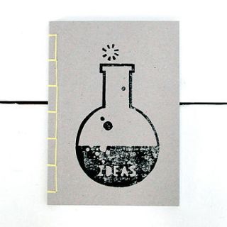 hand printed ideas brewing notebook by snÖrk