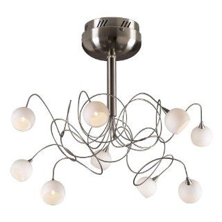 PLC Lighting 6039 SN 9 Light Ceiling Light Fusion Collection   Ceiling Pendant Fixtures  