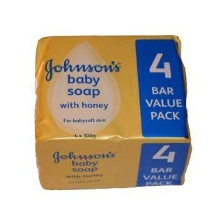 Johnsons Baby Soap Honey With Baby Lotion 4 Pack Health & Personal Care