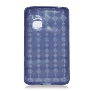 LG 840G TPU COVER T CLEAR, CHECKER BLACK501 Cell Phones & Accessories