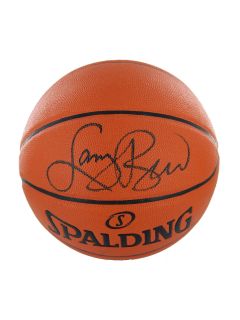 Larry Bird I/O Basketball Signed in Black by Steiner Sports