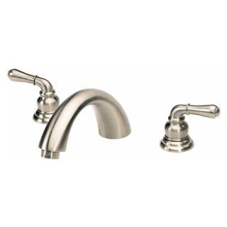 AquaSource Aquasource PVD Brushed Nickel 2 Handle Adjustabl Item# 309068 Model# 3010 502 BN L UPC# 820633982197   Two Handle Tub Only Faucets  