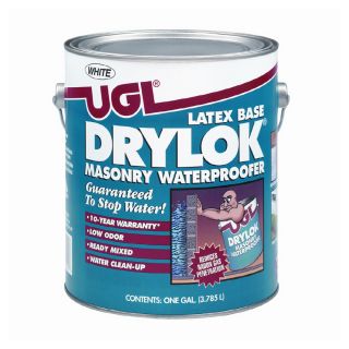 UGL Drylok Latex Based Masonry Waterproofer, White, Gallon