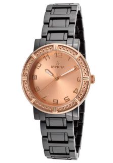 Invicta 14900  Watches,Womens Ceramics Rose Gold Dial Black Tone Ceramic, Casual Invicta Quartz Watches
