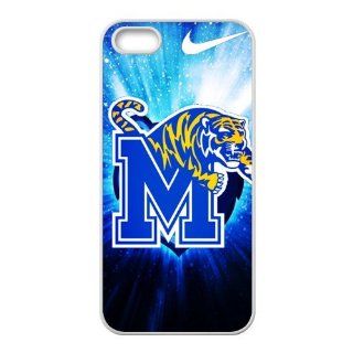 Sports Custom DIY Design 18 NCAA Memphis Tigers Logo Print White Case With Hard Shell Cover for Apple iPhone 5/5S Just Do It Cell Phones & Accessories
