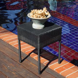 Home Loft Concept Anchorage Wicker Outdoor Accent Table