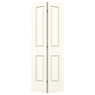 ReliaBilt 4 Panel Square Hollow Core Textured Molded Composite Bifold Closet Door (Common 80 in x 24 in; Actual 79 in x 23.5 in)