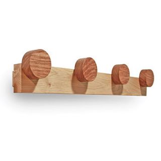 solid oak coat rack by out there interiors
