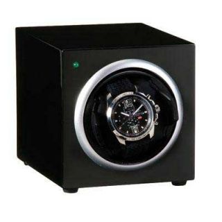 Black Automatic Single Engraved Watch Winder (6 Lines)   Zales