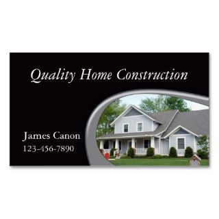 Home Builder Business Card Templates