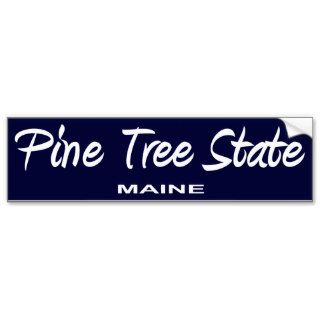 Maine State Slogan Bumper Stickers