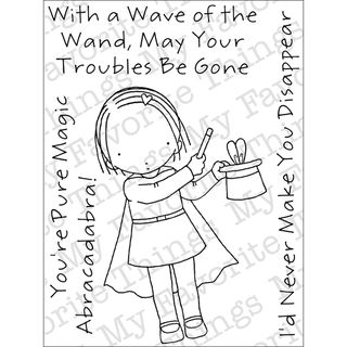 My Favorite Things Pure Innocence Clear Stamps 3"X4" Sheet Magician Clear & Cling Stamps