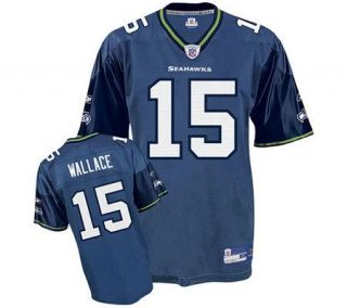 NFL Seattle Seahawks Seneca Wallace Replica TeaColor Jersey —
