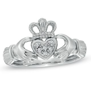 claddagh ring in 10k white gold orig $ 289 00 229 99 ring size