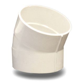 4 in 22 1/2 Degree PVC Elbow Fitting