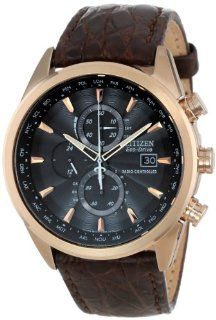 Citizen Men's AT8013 17E Eco Drive Limited Edition World Chronograph Dress Watch Watches