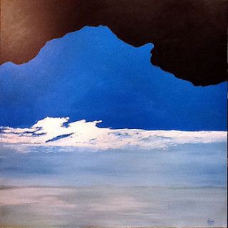 seascape number three painting on canvas by brian davison