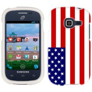 Samsung Galaxy Centura American Flag Phone Case Cover Cell Phones & Accessories