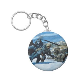 The Battle of Takur Ghar by Keith Rocco Keychains