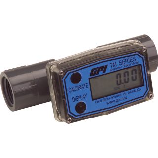 GPI Electronic Water Meter — 3/4in., Model# TM075-N  Digital Meters