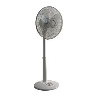 SPT Oscillating Pedestal Fan with Timer — 14in., Model# SF-1467  Pedestal Fans
