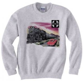 AT&SF (Santa Fe) 3751 on Route 66 Authentic Railroad Sweatshirt Clothing