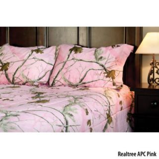 Birchwood Trading Realtree APC Pink Camo Full Comforter Set 754359