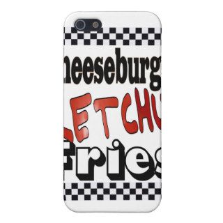 Cheeseburger Ketchup Fries Cover For iPhone 5