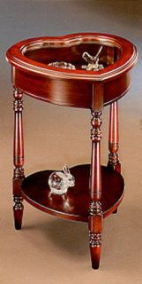 Butler Specialty Heart Shaped Curio Table   Oakor Cherry —