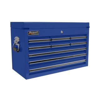 Homak Professional 17 in x 26 in 9 Drawer Ball Bearing Steel Tool Chest (Blue)