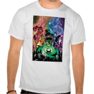 Lantern Corps Group with Colors T shirts