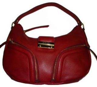 Franco Sarto Women's Genuine Leather Clara Purse/Handbag, Sangria Red Shoes