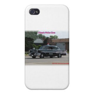 1957 Pontiac Laurentian Police Car Cover For iPhone 4
