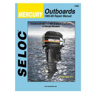 Seloc Marine Outboard Repair Manual for Mercury 65   89 40 115 hp 87681