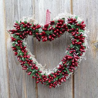 festive berry heart by rachel pettitt designs