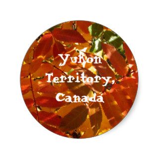 Memory of Autumn; Yukon Territory, Canada Sticker