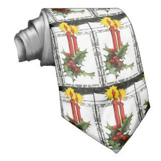 Christmas Candles Tie