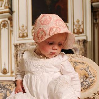 baby to girl's bonnet by west country whimsy