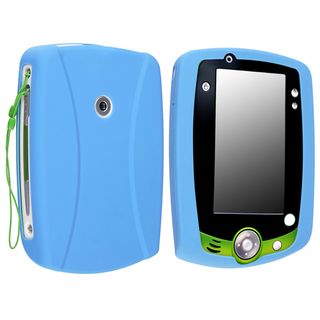 Light Blue Silicone Case compatible with LeapFrog LeapPad 2 BasAcc Interactive Toys