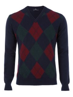 Black Watch Argyle Sweater by Smart Turnout