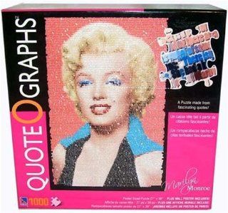 Marilyn Monroe 1000 piece 'QuoteOGraphs' Puzzle Toys & Games