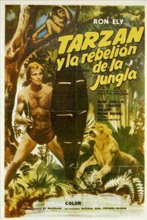 Tarzan's Jungle Rebellion Movie Poster (11 x 17 Inches   28cm x 44cm) (1970) Spanish Style A  (Ron Ely)(Jason Evers)(Lloyd Haynes)(Sam Jaffe)(Harry Lauter)   Prints
