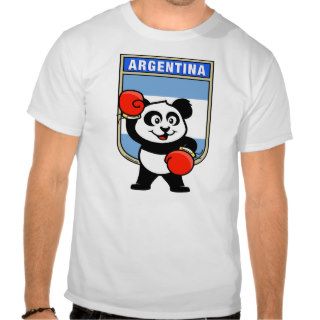 Argentina Boxing Panda Tees