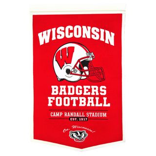 NCAA Wisconsin Badgers Wool Powerhouse Banner College Themed