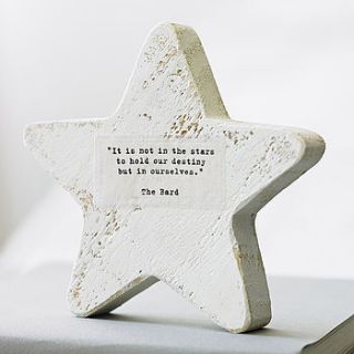 personalised wooden star keepsake by edgeinspired