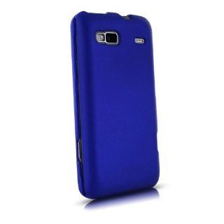 Importer520 Blue Hard Rubberized Snap on Case Cover for the HTC T Mobile G2 Cell Phones & Accessories
