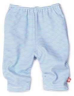 Zutano Unisex Baby Newborn Candy Stripe Legging, Periwinkle, 3 Months Clothing