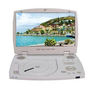 AMW M520P Portable DVD/CD/ Player with 10.2 Inch Widescreen LCD (Pearl) Electronics