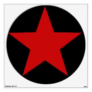 Red Star Room Decal